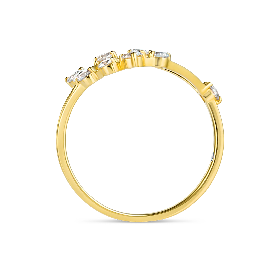 Capricorn Constellation Ring Yellow Gold - Image 3