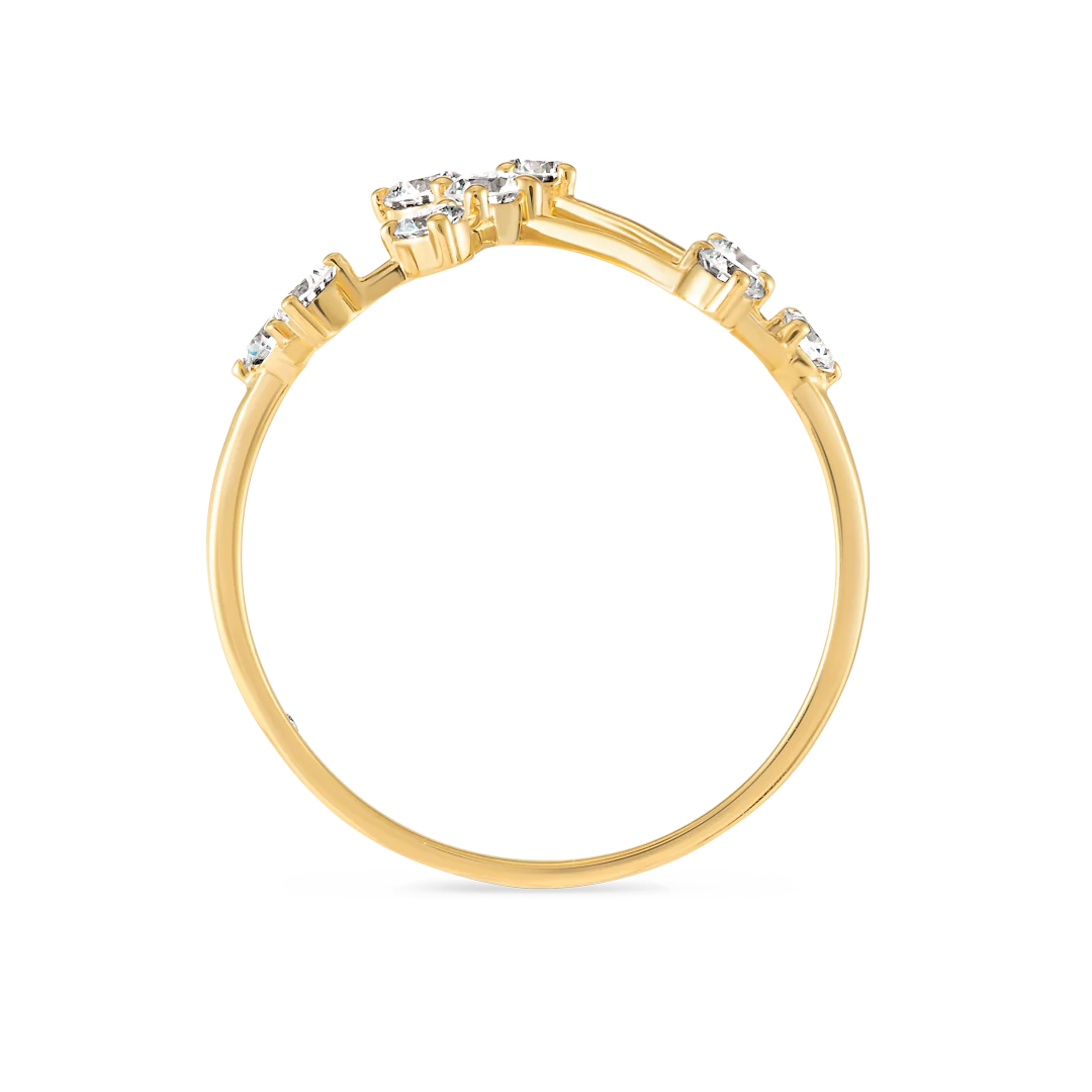 Leo constellation Ring Yellow Gold - Image 3