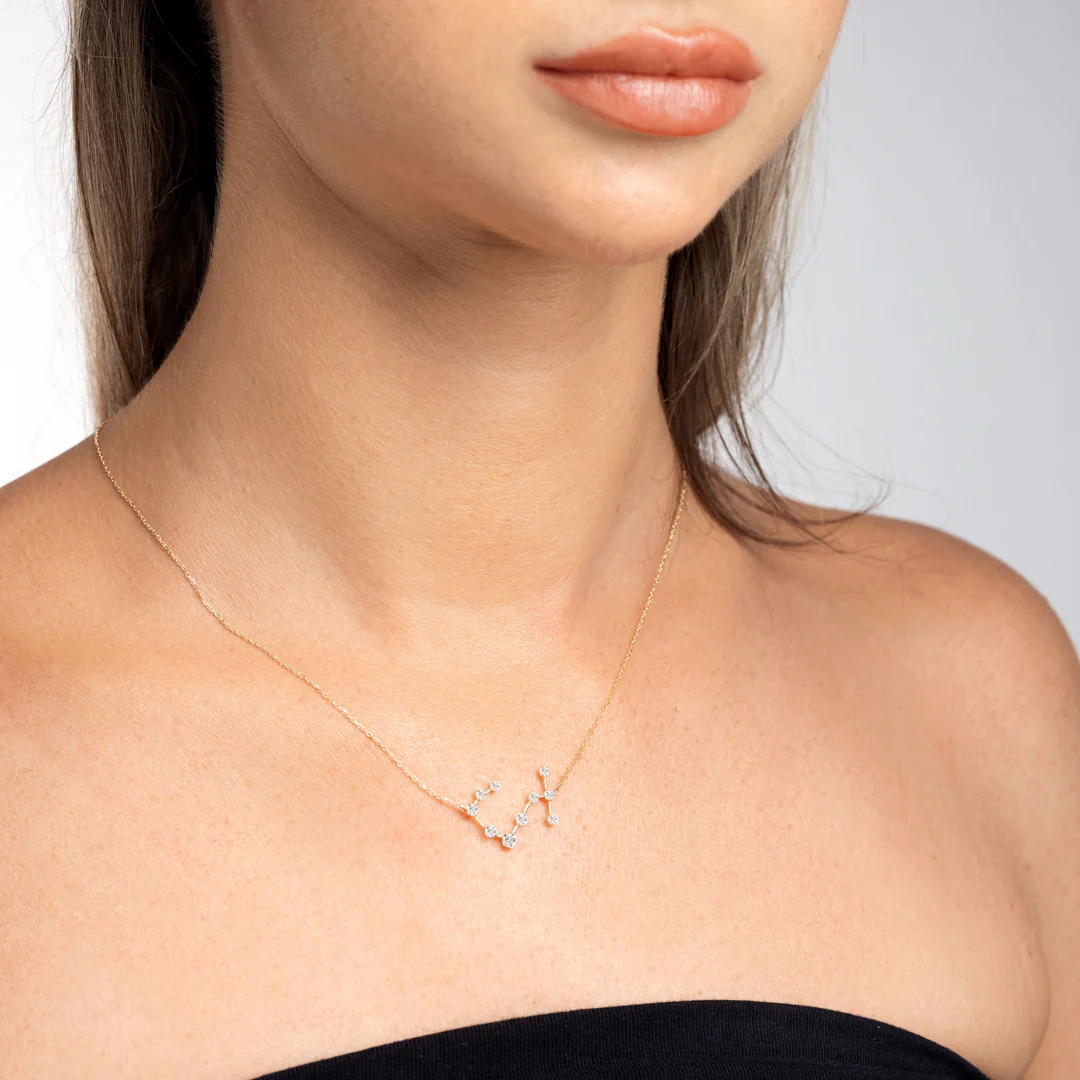 Scorpio Constellation Pendant Yellow Gold - Image 3