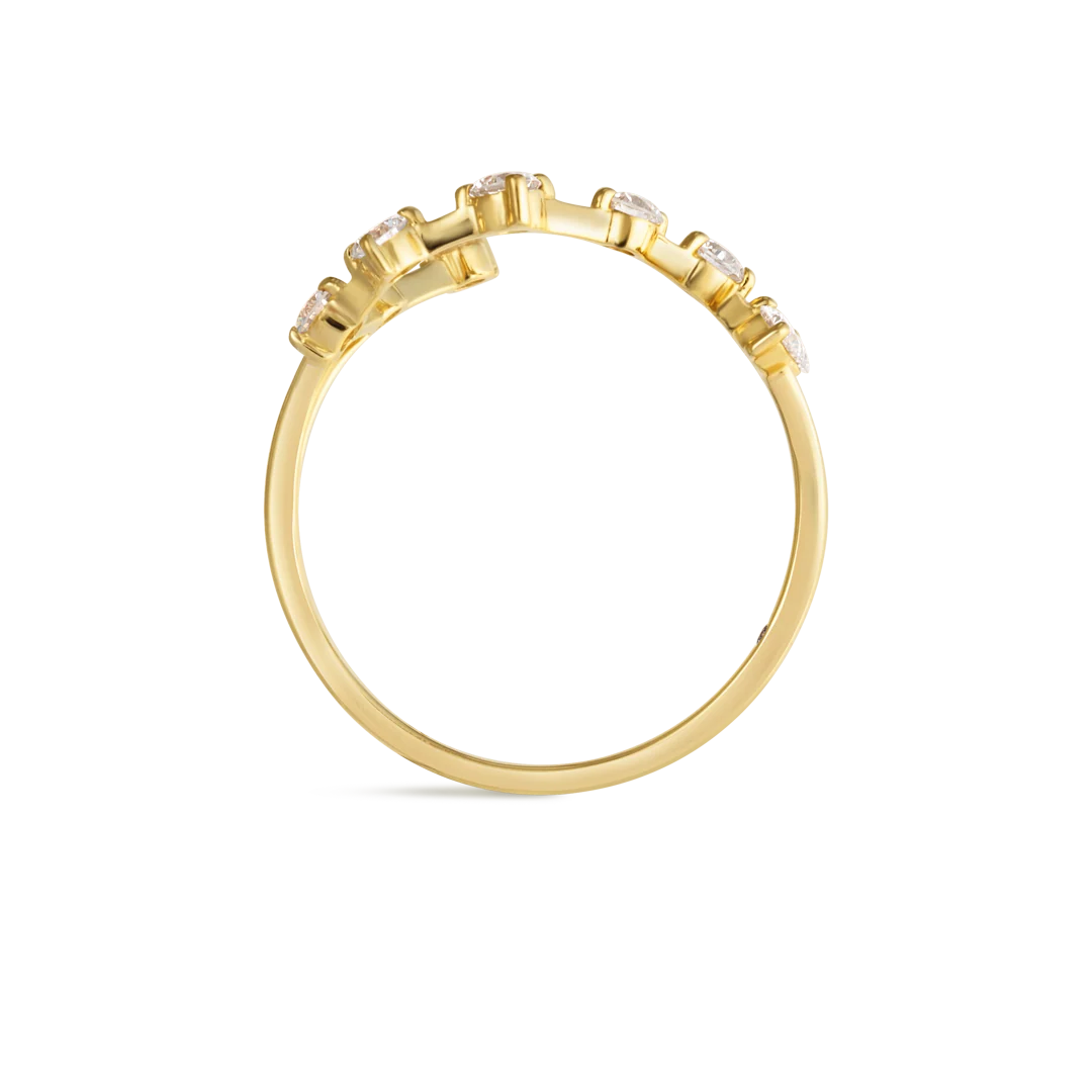 Scorpio Constellation Ring Yellow Gold - Image 3
