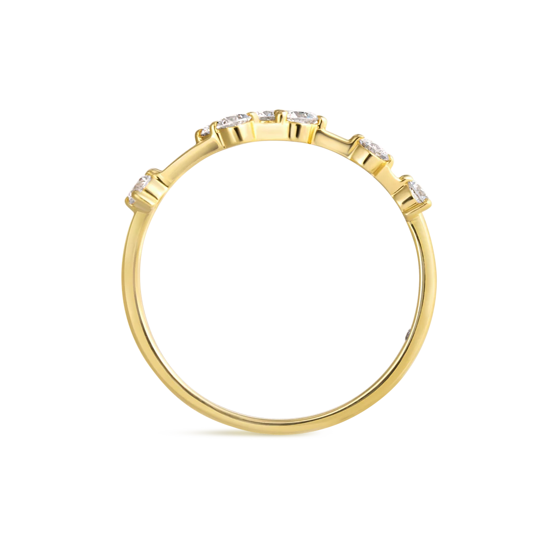 Taurus Constellation Ring Yellow Gold - Image 3
